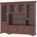 3d model Library cabinet FS3310 - preview