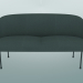 3d model Double sofa Oslo (Steelcut 180, Dark Gray) - preview