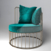 3d oft-style reception armchair model buy - render