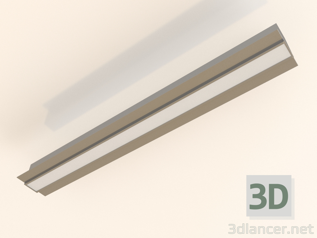 3D modeli Gömme lamba Thiny Slim RT 60 - önizleme
