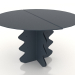 3d model Coffee table 65 x 40 cm (blue) - preview