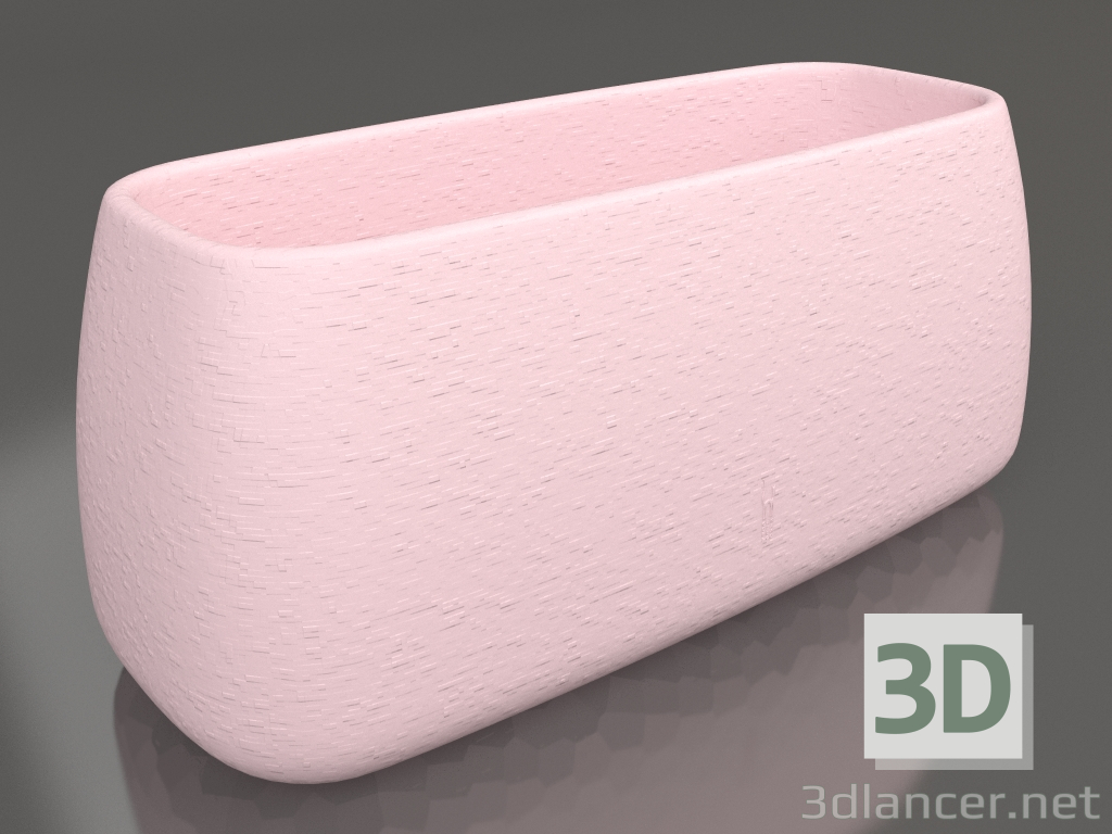 3D Modell Blumentopf 5 (Rosa) - Vorschau