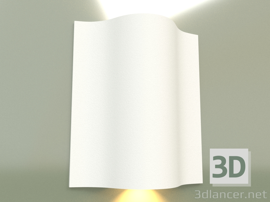 3D modeli Duvar lambası WLB059 2x5W WH 3000K - önizleme