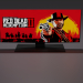 modèle 3D TV noire avec images - preview