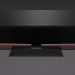 Modelo 3d TV preta com fotos - preview