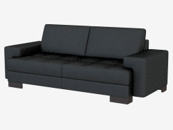 Sofá de cuero moderno Kai