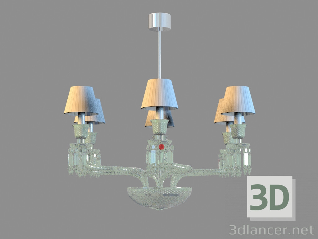 3D Modell Люстра TOURBILLON 6L 2 608 760 - Vorschau