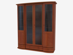 The furniture wall for a four-section cabinet (4821-85)