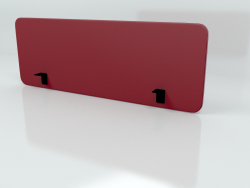 Acoustic screen Desk Bench Side Twin ZUT41 (1400x500)