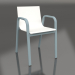 3D modeli Yemek sandalyesi model 3 (Mavi gri) - önizleme