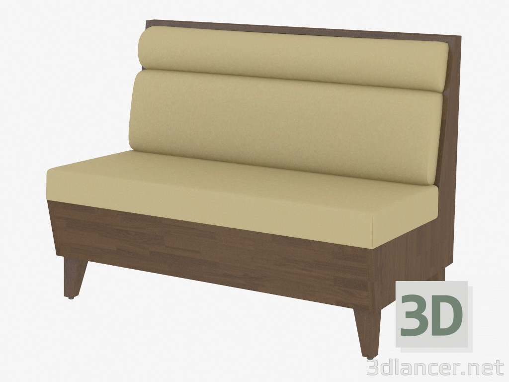 modèle 3D Canapé double moderne Kalina R Settee - preview