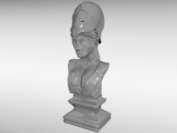 busto da deusa Athena