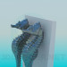 3d model Souvenir seahorse - preview