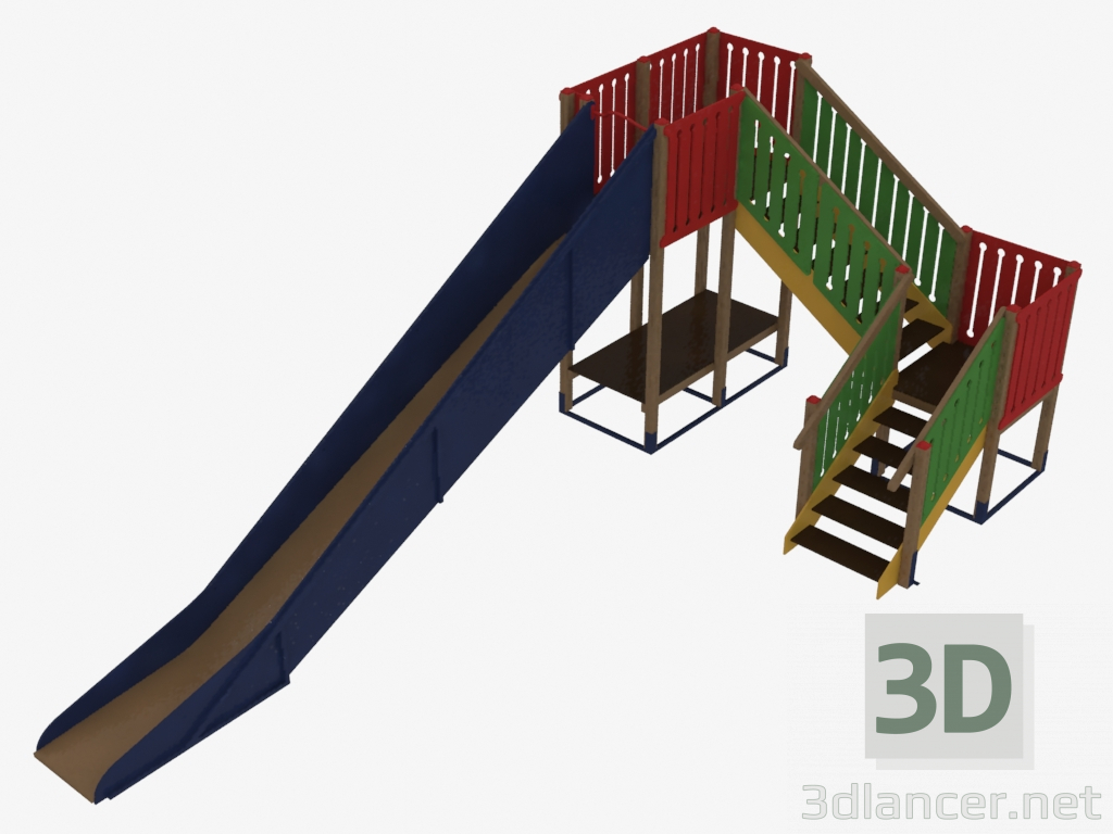 3D Modell Das Spielmodul Hill (8720Х4238) (5223) - Vorschau