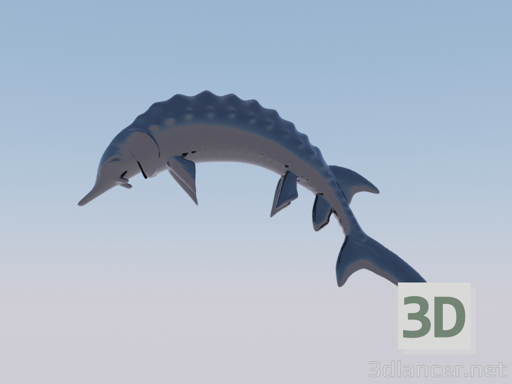 3D modeli balık - önizleme