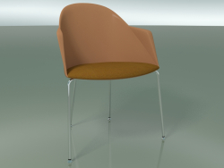 Cadeira 2221 (4 pernas, CRO, com almofada, PC00004 polipropileno)