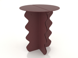 Coffee table 40 x 50 cm (burgundy)