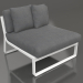 3D Modell Modulares Sofa, Abschnitt 3 (Weiß) - Vorschau