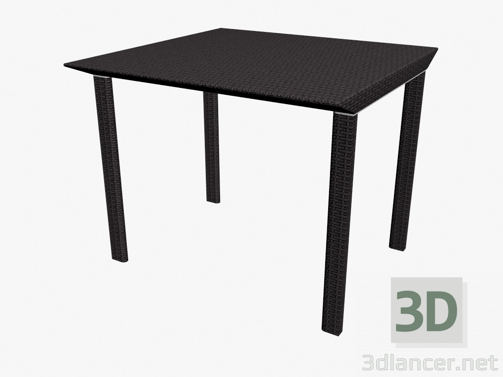 modèle 3D Table Square Garden (90 x 90) - preview