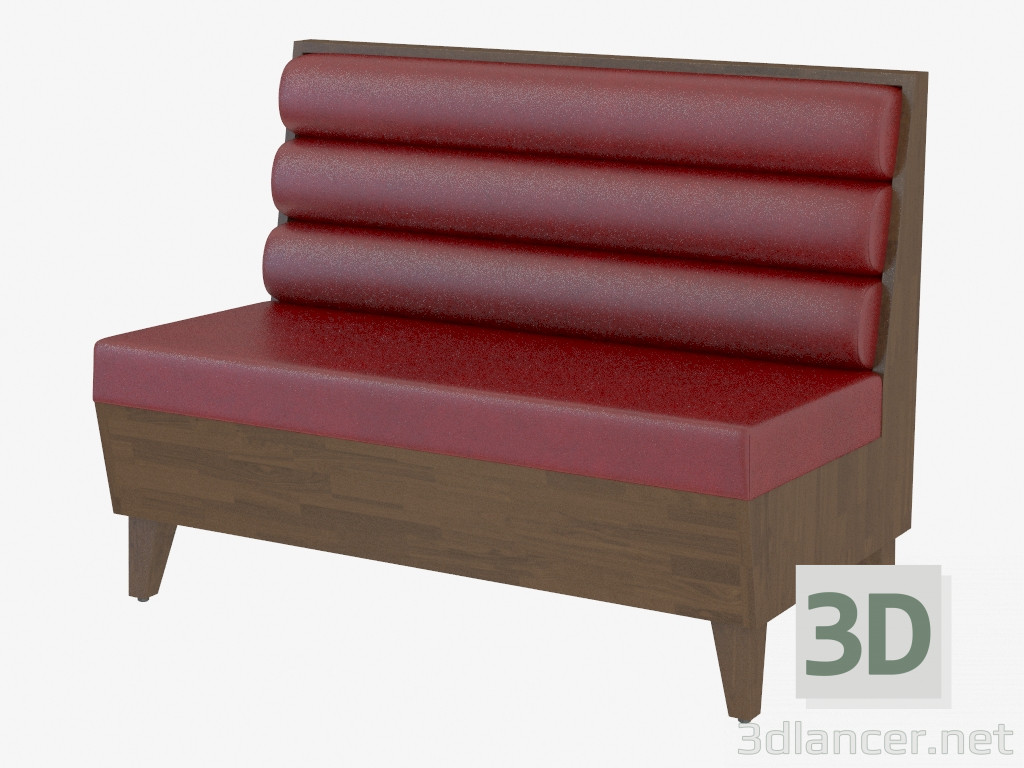 modèle 3D Canapé moderne Kalina Settee - preview