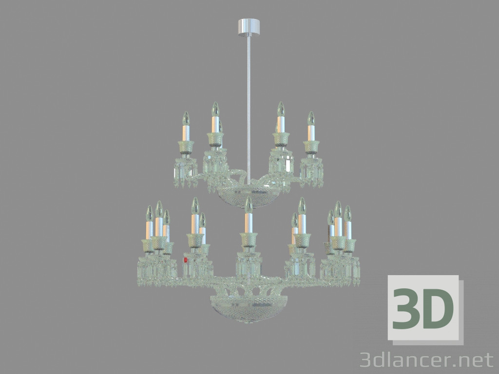 3D Modell Люстра TOURBILLON 18L - Vorschau