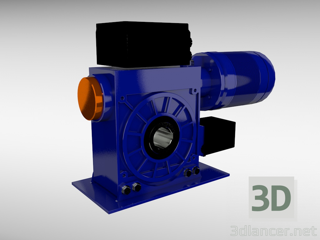 modello 3D motore elettrico - anteprima