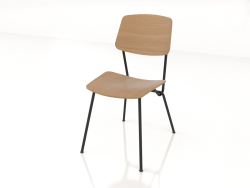 Strain chair with plywood back h81