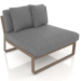 3D Modell Modulares Sofa, Abschnitt 3 (Bronze) - Vorschau