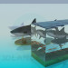 3 डी मॉडल मेज पर मछली की सजावट - पूर्वावलोकन