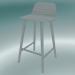 Modelo 3d Cadeira de bar Nerd (65 cm, cinza) - preview