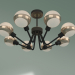 3d model Ceiling chandelier 70093-8 (black) - preview