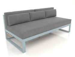 Modular sofa, section 4 (Blue gray)