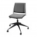 Modelo 3d Cadeira de escritório, estofada em tecido, sem braços - preview
