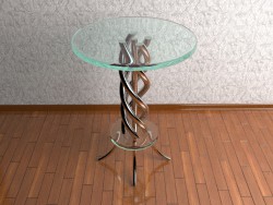 Tisch aus Glas