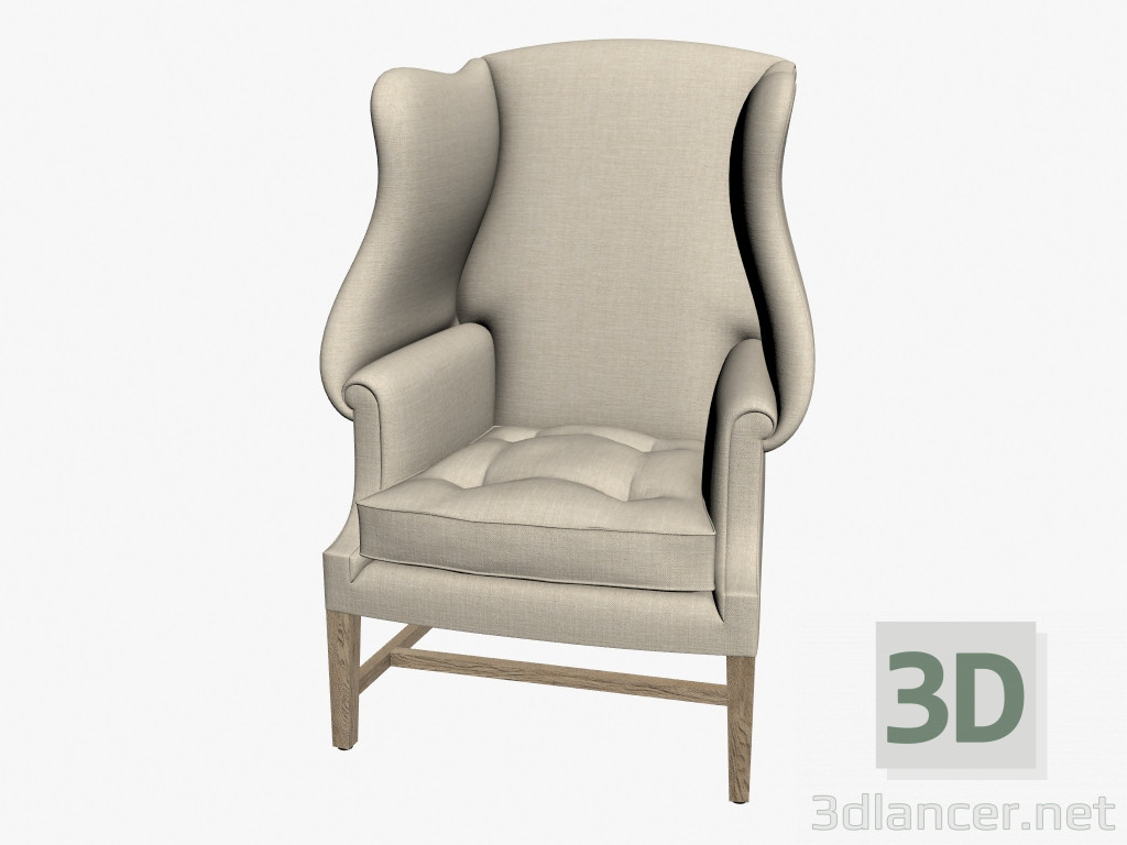 modèle 3D Chaire de peuplier faux-tremble (602 001-F01) - preview