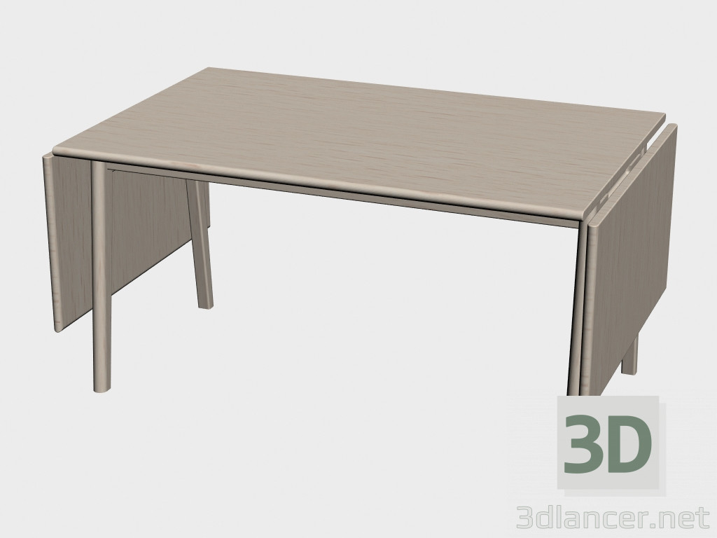 3 डी मॉडल डाइनिंग टेबल (ch006, छोड़े गए किनारों) - पूर्वावलोकन