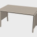 3d model Dining table (ch006, edges lowered) - preview