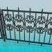 modèle 3D Forgé clôture - preview