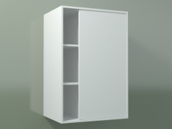 Настінна шафа з 1 правої дверцятами (8CUCBDD01, Glacier White C01, L 48, P 36, H 72 cm)