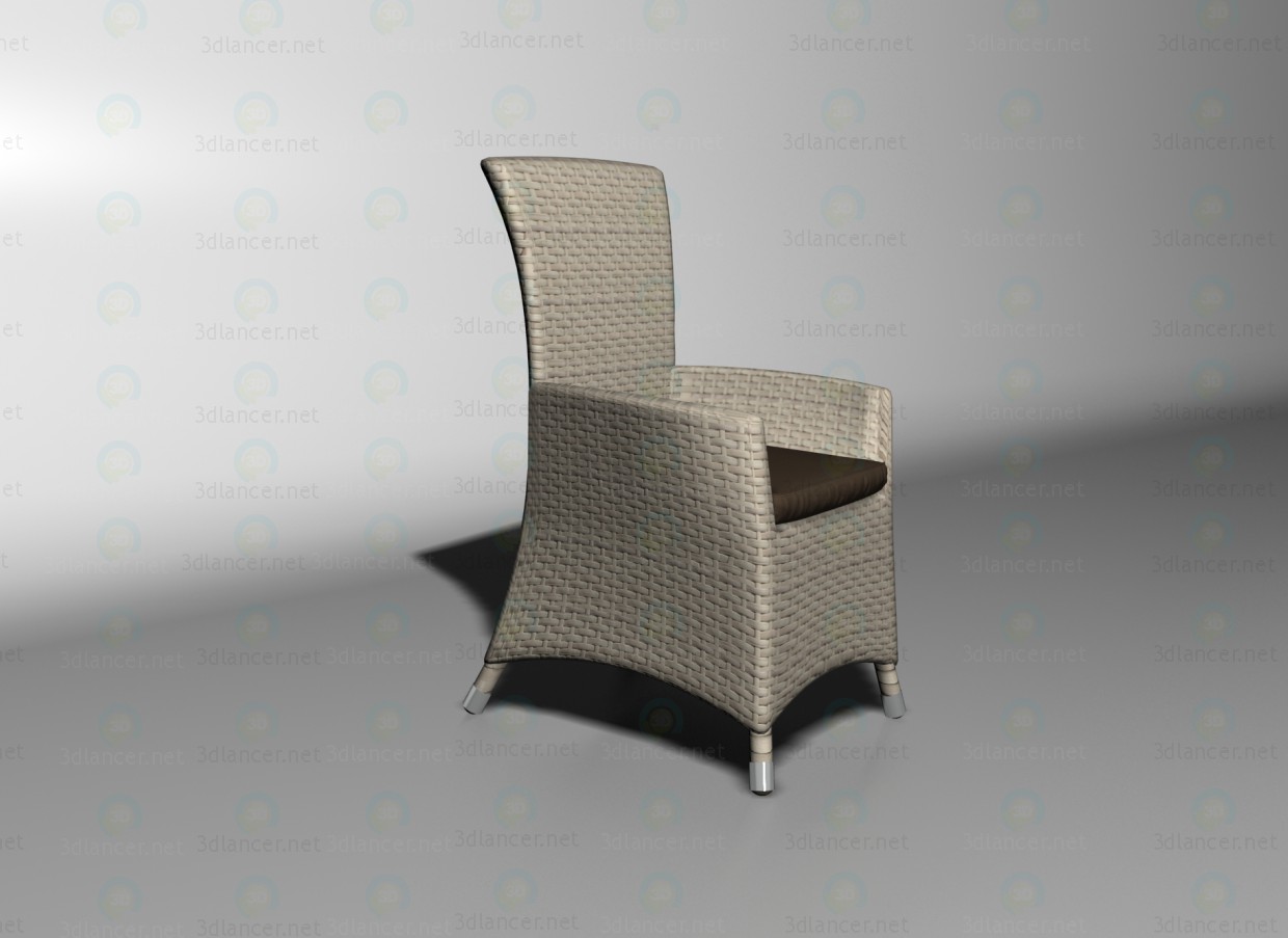 3 डी मॉडल गर्मियों की कुर्सी - पूर्वावलोकन
