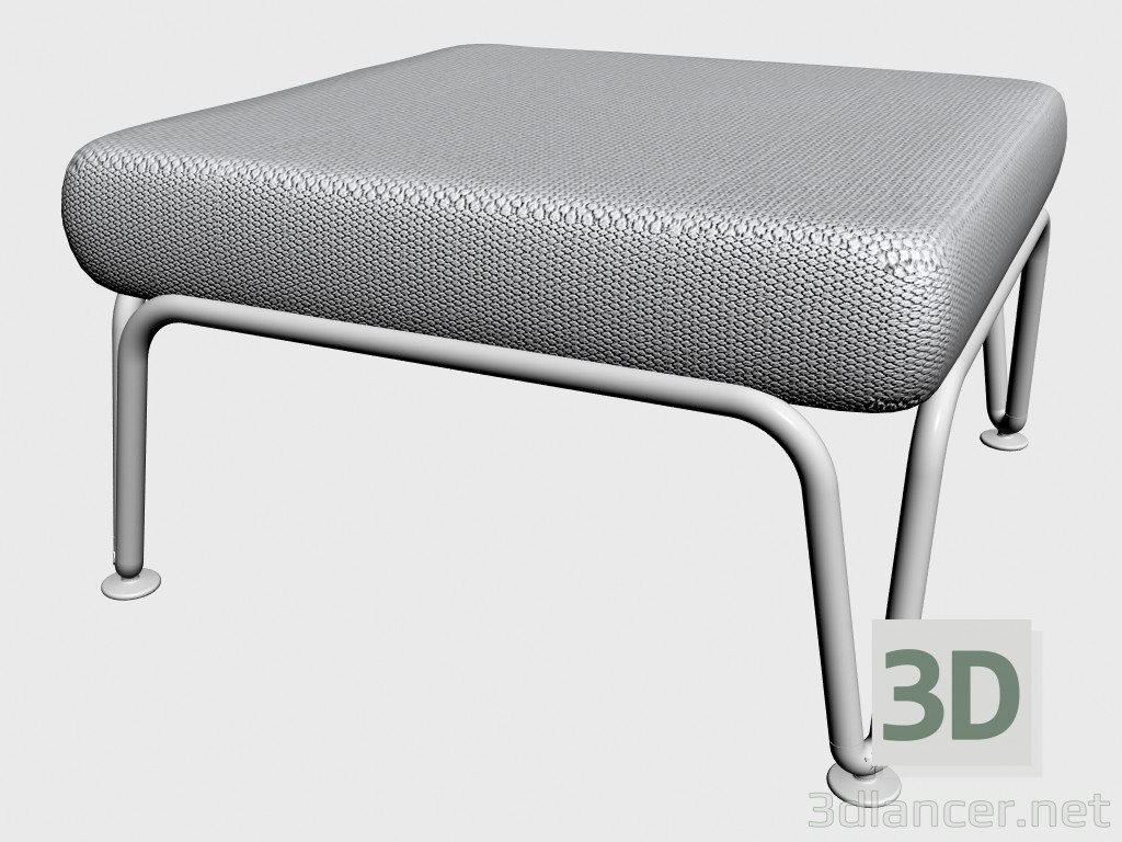 3d model Pouffe Footstool foot Stackable 92300 92350 - preview