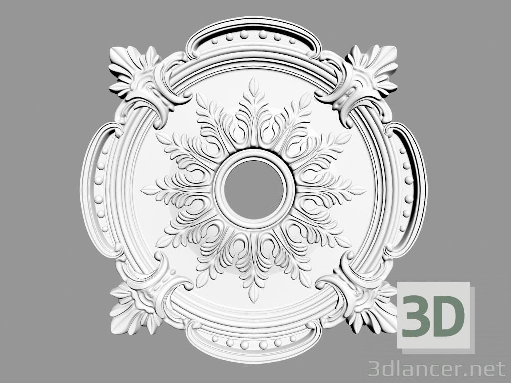 3d model Ceiling outlet (P38) - preview