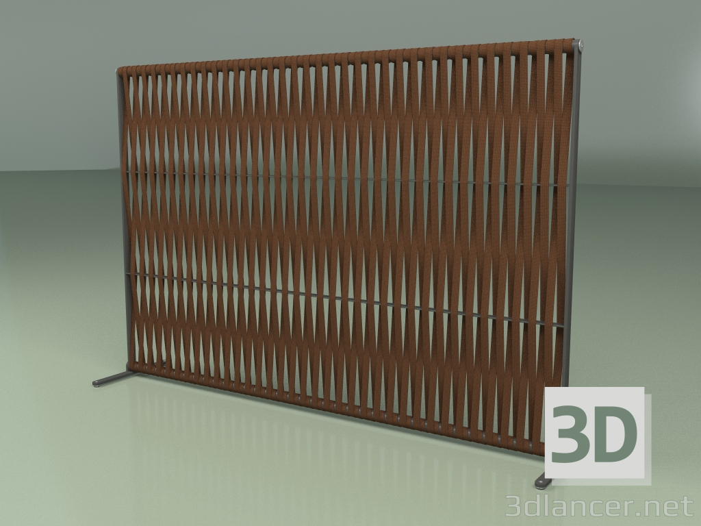 3D Modell Wandschirm 002 (Gürtel 25mm Braun) - Vorschau