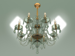 Pendant chandelier 10097-8 (gold-tinted crystal)