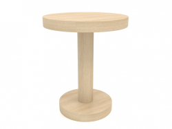 Table basse JT 023 (D=450x550, bois blanc)