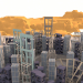 3D modeli Çöl şehri - önizleme