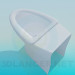 modèle 3D Toilettes de triangle - preview