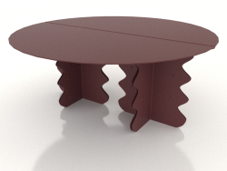 Coffee table 85 x 36 cm (burgundy)