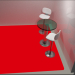 modello 3D di TAVOLO STAND ROOM TABELLA METALLO comprare - rendering