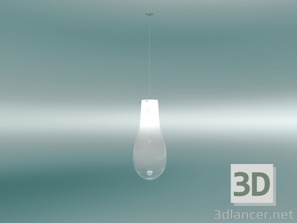 3d model Pendant lamp Flou (P433X290, White) - preview